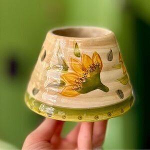 VTG Meadow Sunflower Wildflower Tabletops Unlimited Mini Candle Topper Shade Art